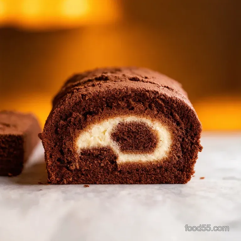 Chocolate Dream Swirl The Perfect Swiss Roll presentation