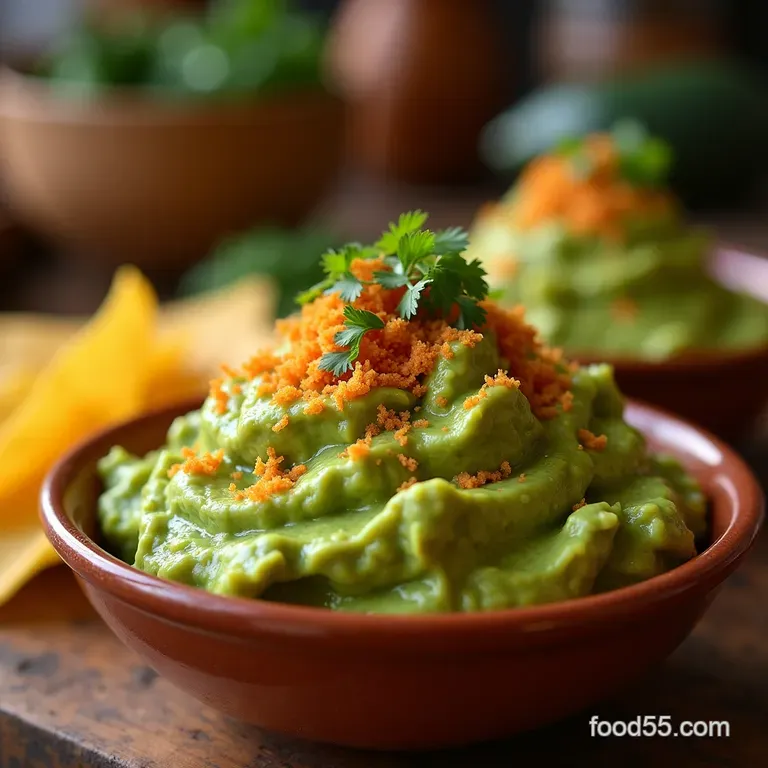 The Quintessential Chunky Guacamole a Taste of Fresh Mexico presentation