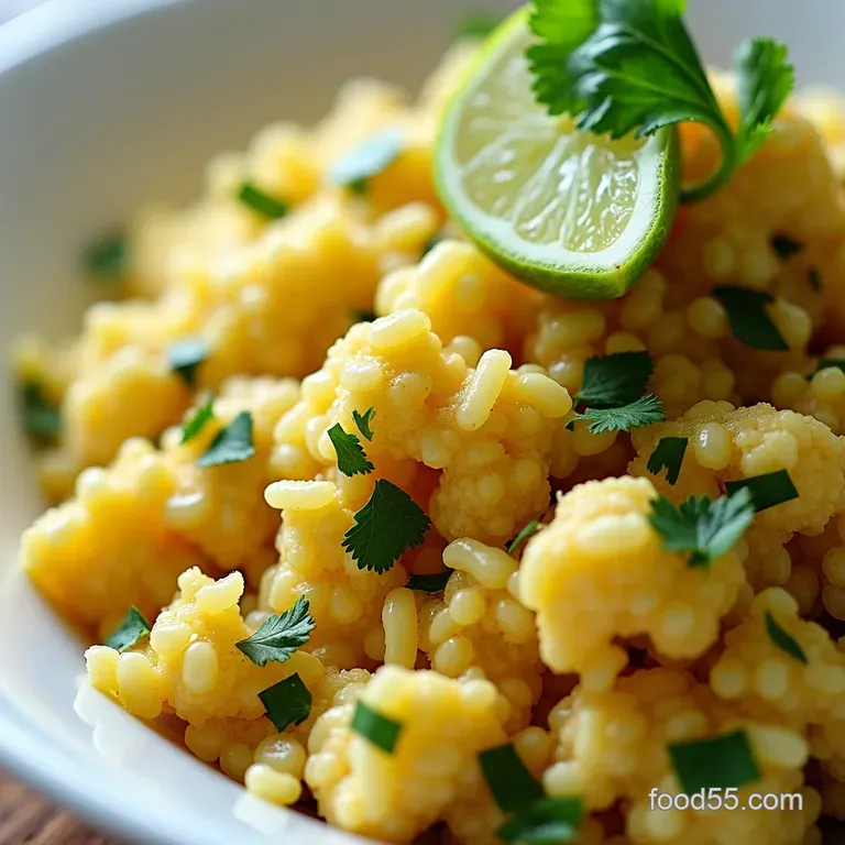 Cilantro Lime Cauliflower Rice My Bright Zesty Weeknight Side