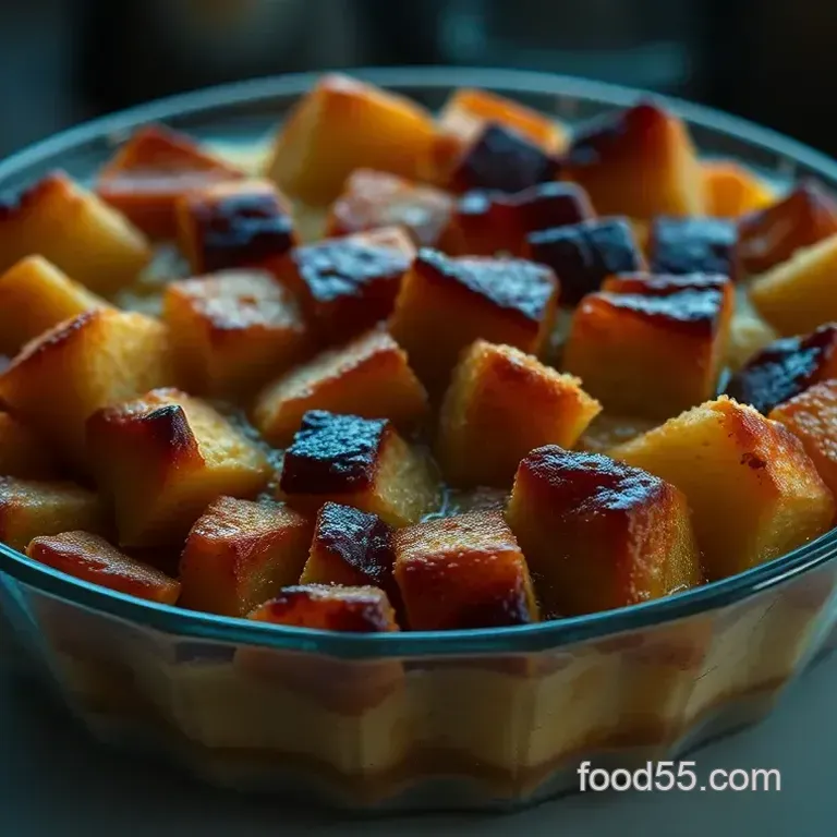 Boozy Brioche Bread Pudding: A Bourbon Caramel Dream!