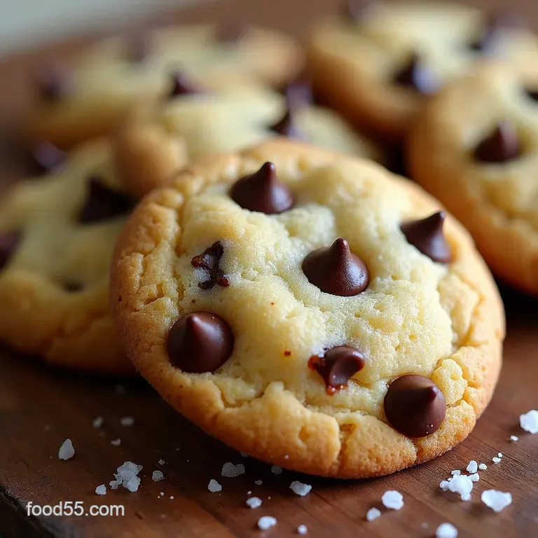 Classic Chewy Chocolate Chip Cookies Optional Flaky Sea Salt