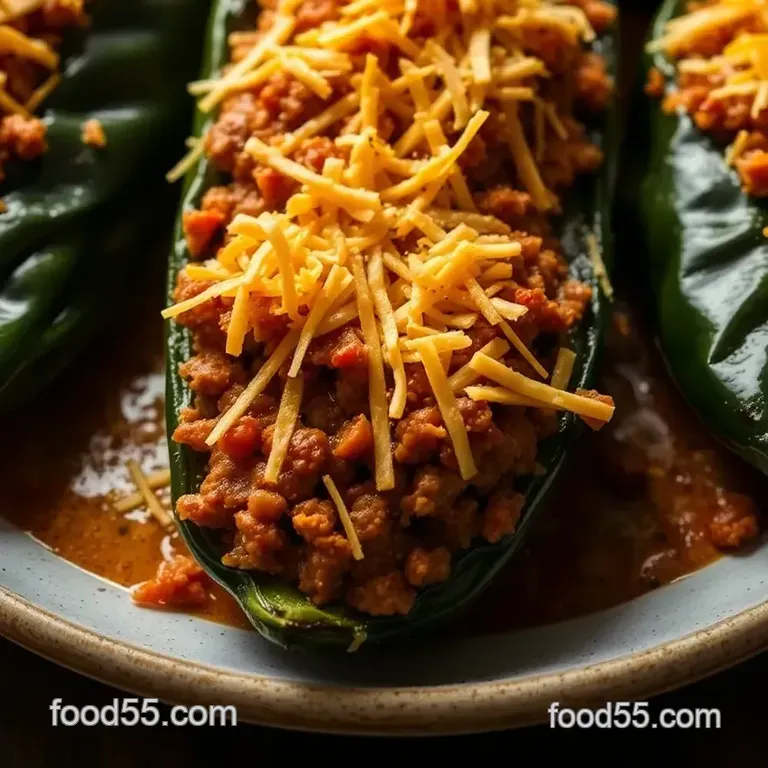 Classic Chile Relleno: Stuffed Peppers With a Kick presentation