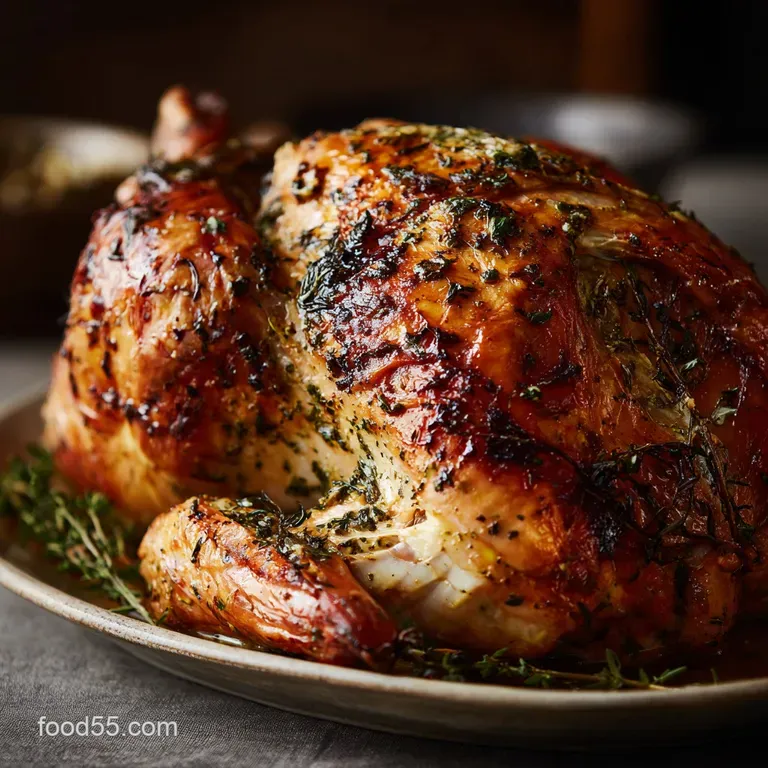 Herb Butter Turkey: the Definitive Recipe for Guaranteed Moist Crisp Skin presentation