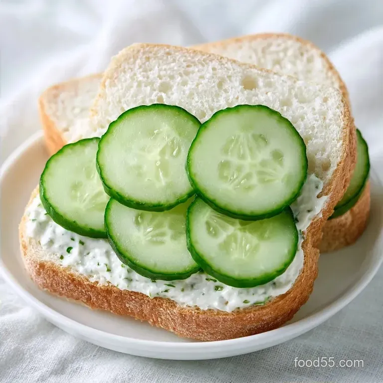 Classic Mayo Cucumber Sandwiches: Crisp and Herby