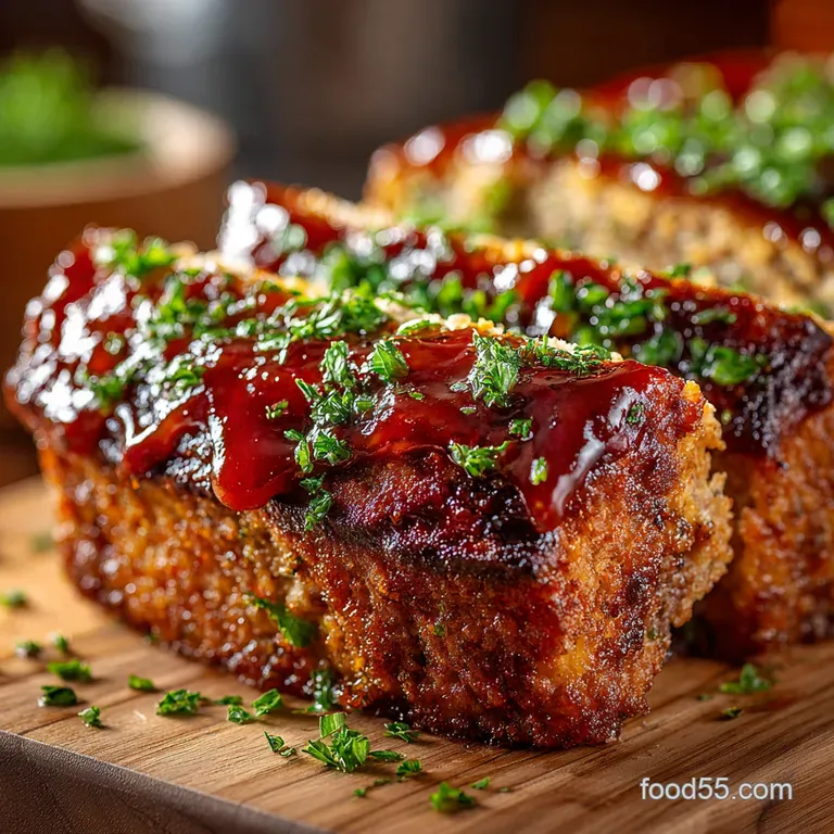 Classic Moist Turkey Meatloaf with Tangy Ketchup Glaze