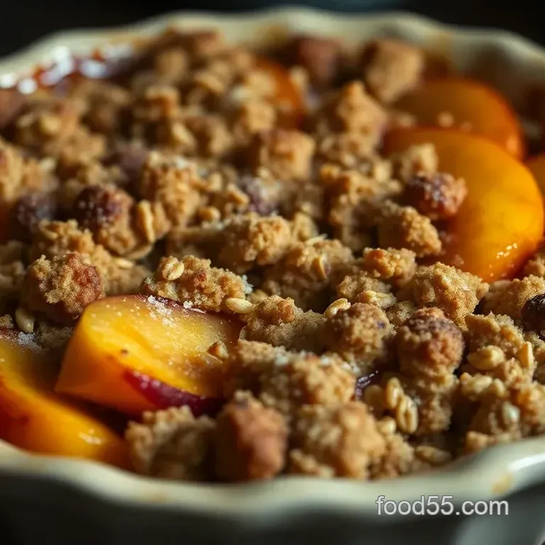 Classic Peach Crumble: A Sweet Summer Delight