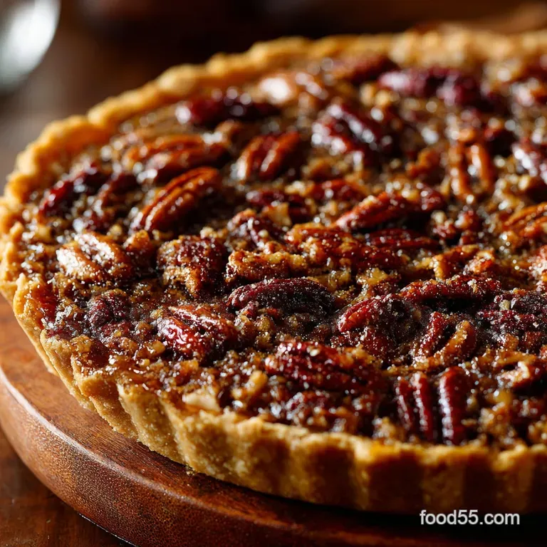 Pecan Pie: the Classic Recipe for a Gooey Filling and Crisp Crust presentation