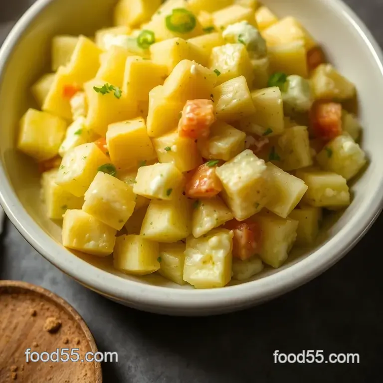 Classic Southern Potato Salad with a Twist presentation