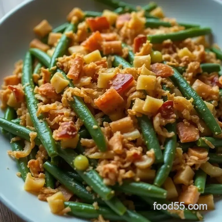 Classic String Bean Casserole: A Comforting Holiday Delight presentation