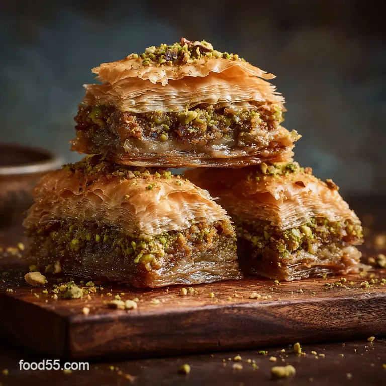 The Golden Crown Jewel Classic Honey and Walnut Baklava