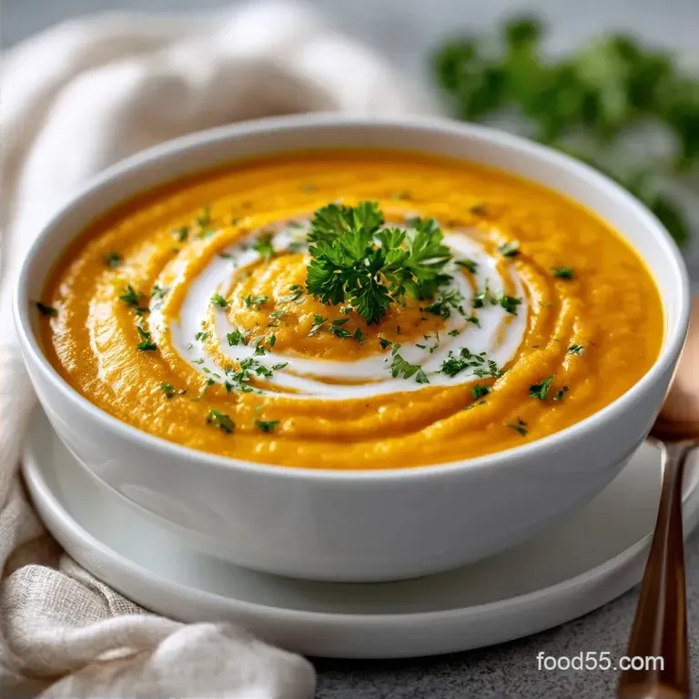 Coconut Curry Pumpkin Soup: Thai Inspired