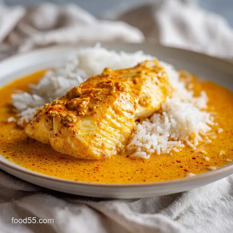 Coconut Lime Fish with Rice: Silky and Zesty