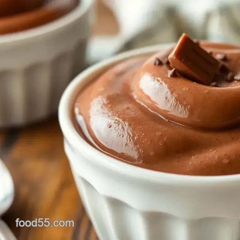 Decadent Creamy Chocolate Pudding in 25 Minutes