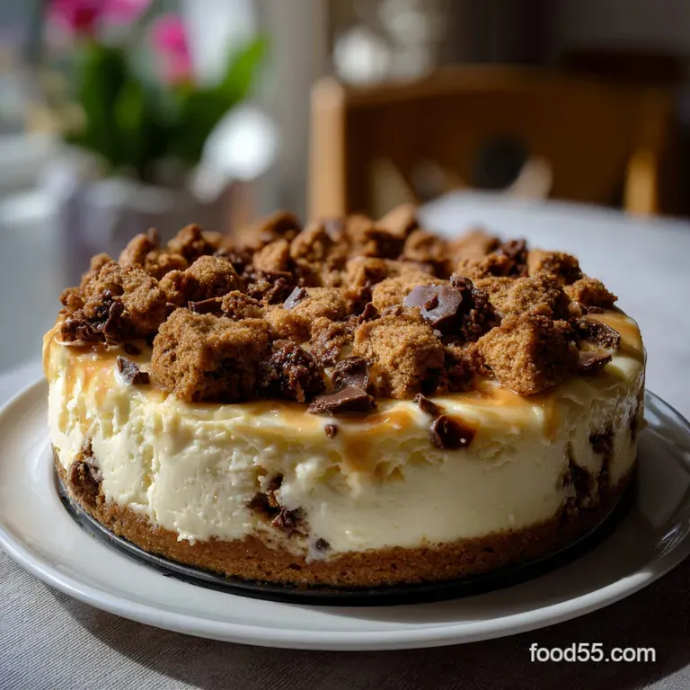 Rich Cookie Dough Cheesecake Project presentation