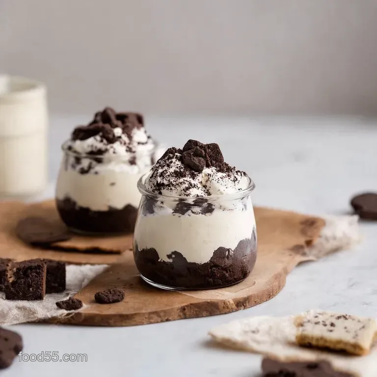 Cookies and Cream Dream Parfaits presentation