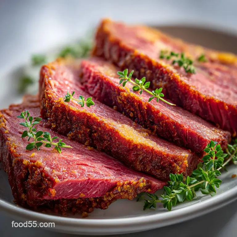 Corned Meat in Pressure Cooker