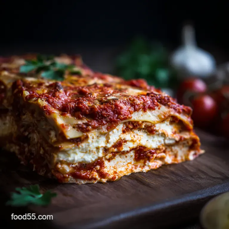 Cottage Cheese Dream Lasagna presentation