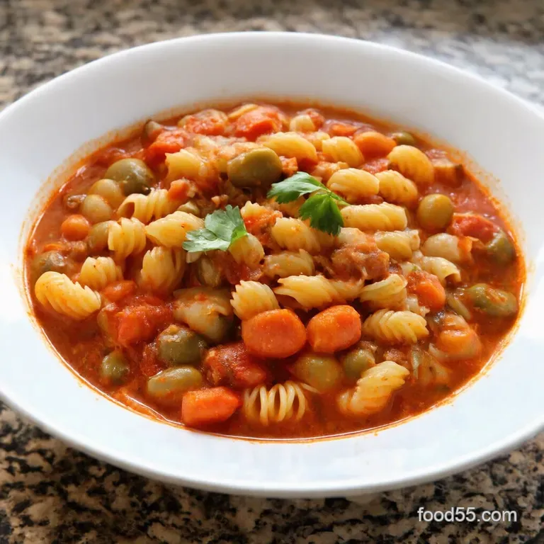 Cozy at Home Olive Garden Inspired Pasta Fagioli presentation