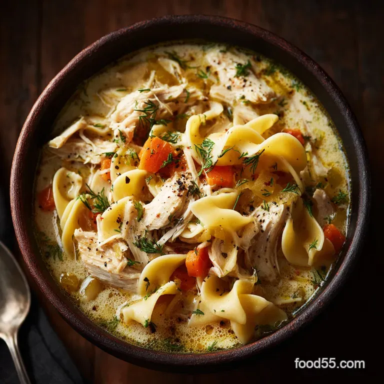 Crack Chicken Noodle Soup The Cheesy Creamy Comfort Classic