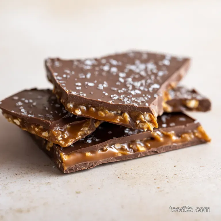 Cracking Good Classic English Toffee with a Hint of Sea Salt presentation