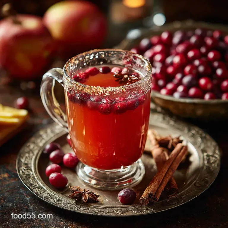 Cranberry Apple Cider Detox Drink The Spiced Winter Tonic Infusion