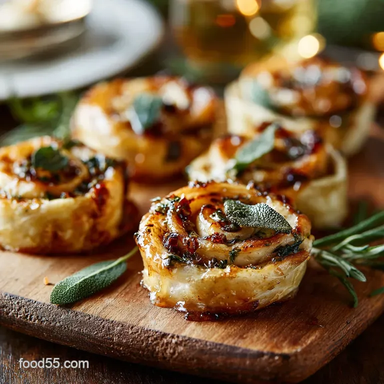 Thanksgiving Appetizers: Restaurant-Quality Cranberry Brie Pinwheels for a Crowd presentation