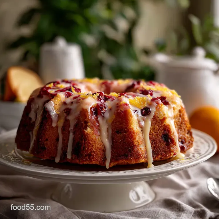 CranberryOrange Pound Cake: Moist & Zesty Loaf