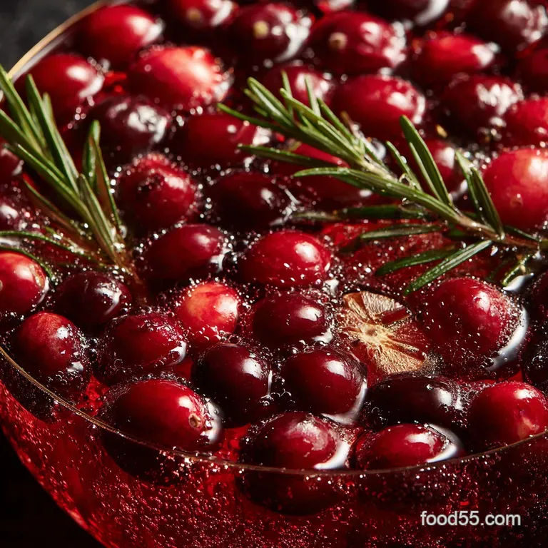 Festive Thanksgiving Punch: The Cranberry Spice Sparkling Tipple