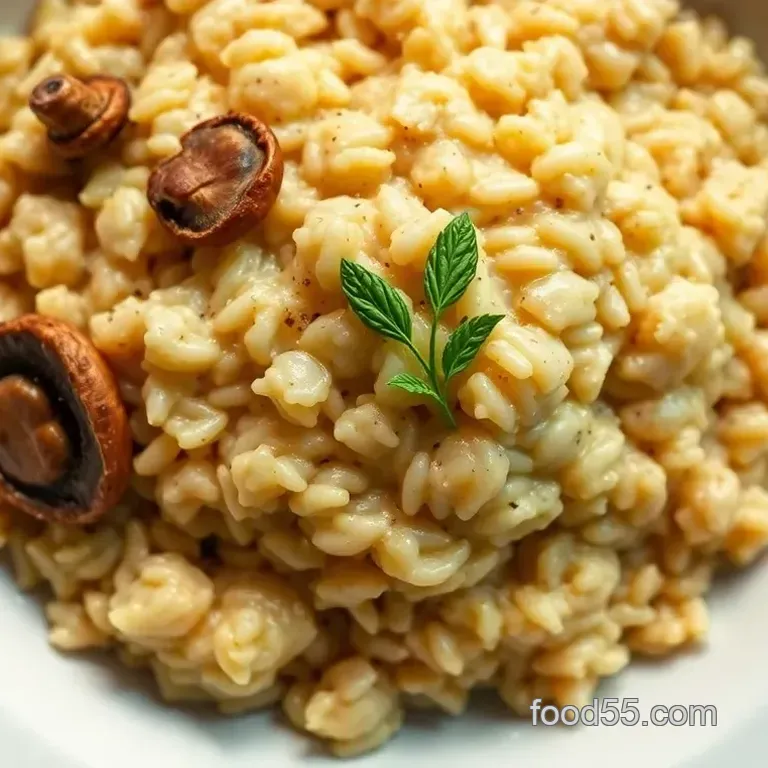 Creamy Chanterelle Mushroom Risotto
