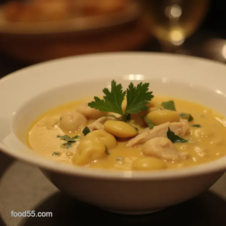 Simply Divine Restaurantstyle Creamy Chicken Gnocchi Soup presentation