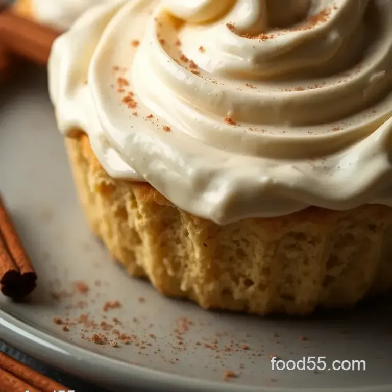 Creamy Cinnamon Roll Frosting: The Perfect Sweet Finish presentation