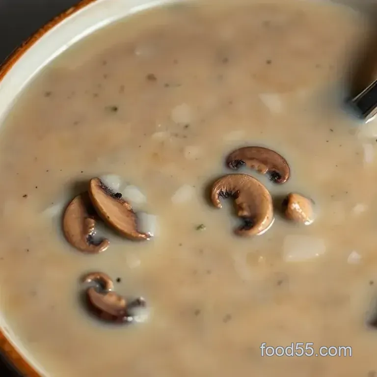 Comforting Cream of Mushroom Soup: A Homestyle Classic Recipe