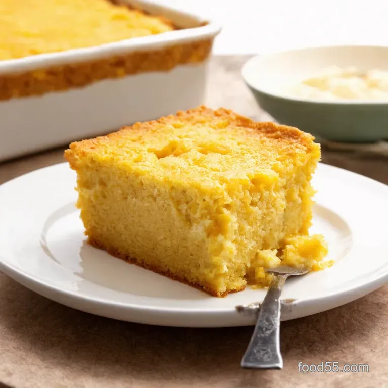 Easy Creamy Cornbread Casserole My Cheesy Comfort Food Secret