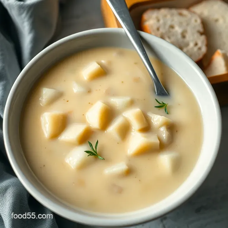 Creamy Dreamy Potato Soup: A Simple & Soul-Satisfying Classic presentation