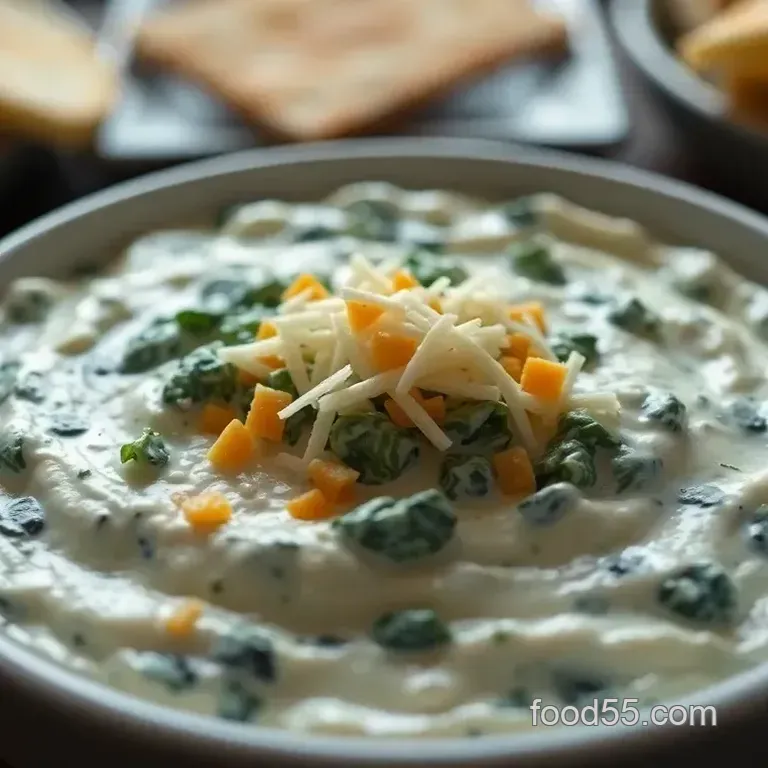 My Family' s Favorite Creamy Espinaca Dip with a Zesty Twist
