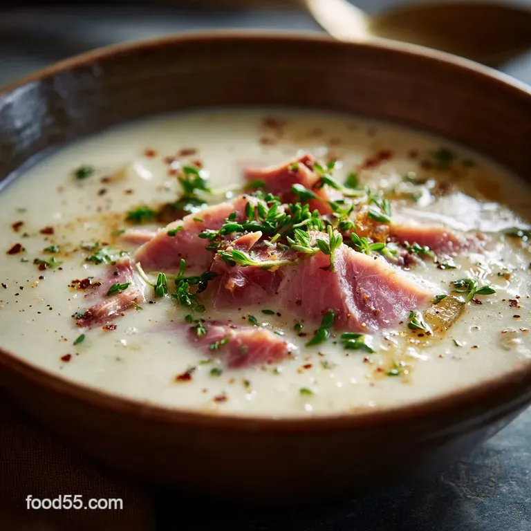 Ham and Potato Soup: a Proper Hug in a Bowl presentation