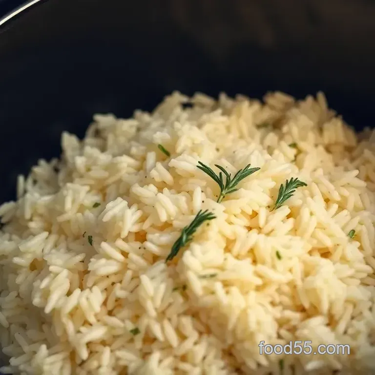 Easy Crock Pot Rice Recipe: My Creamy Herb Delight for Family Dinners