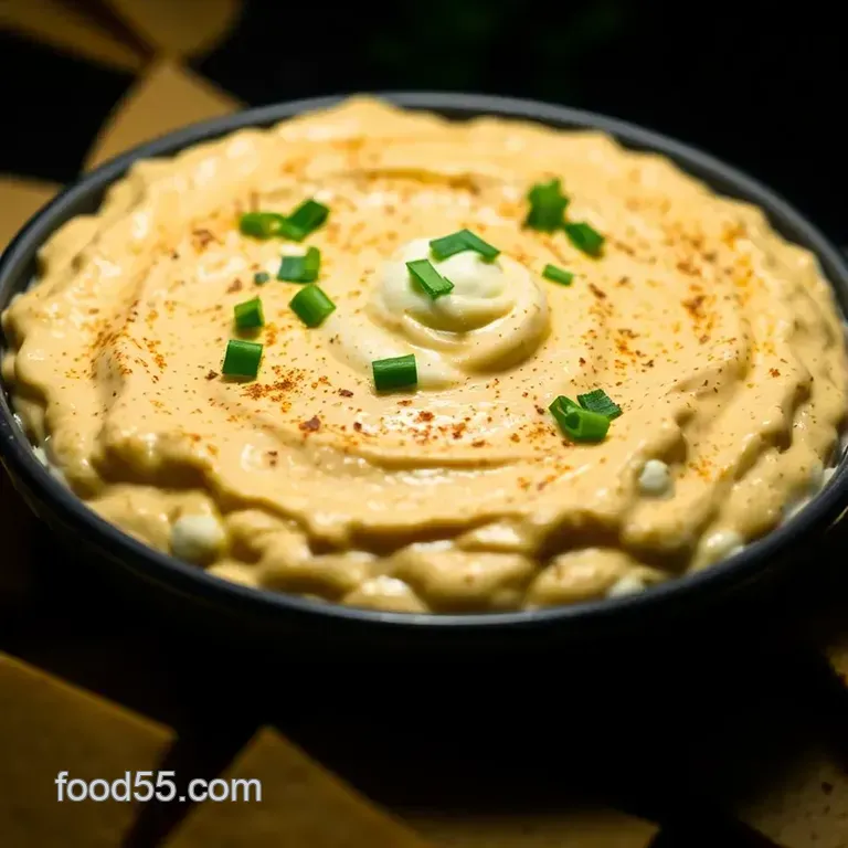Creamy Mexican Street Corn Dip presentation