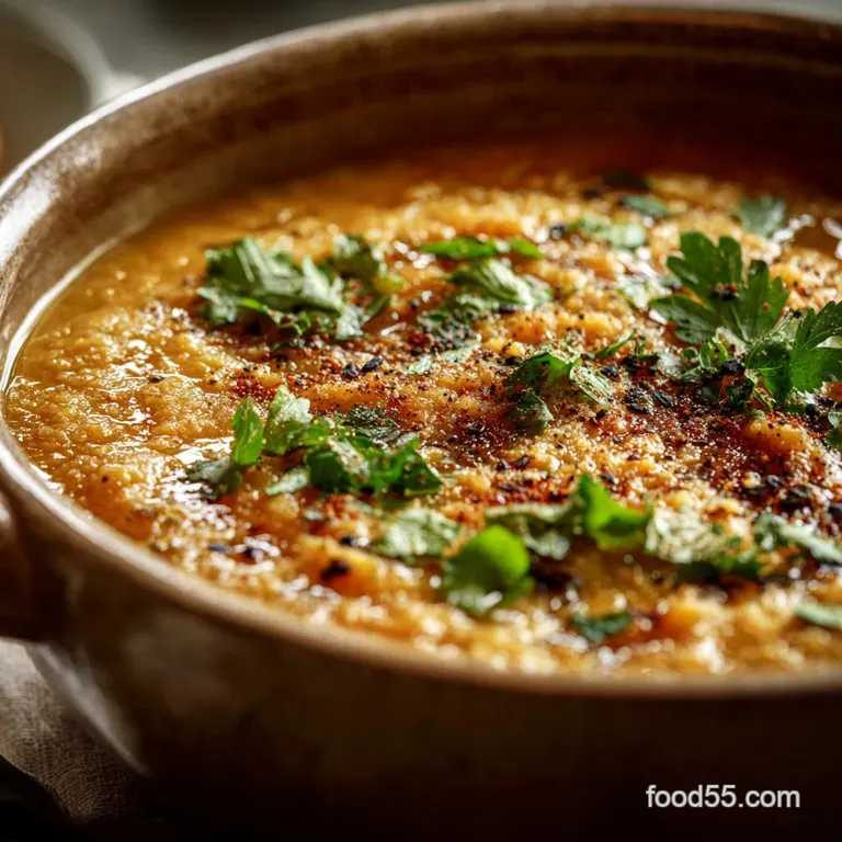 Healthy Soup The Creamy Red Lentil Turmeric Bowl Easy Clean Eating