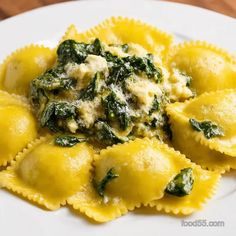 Creamy Ricotta and Spinach Ravioli Filling