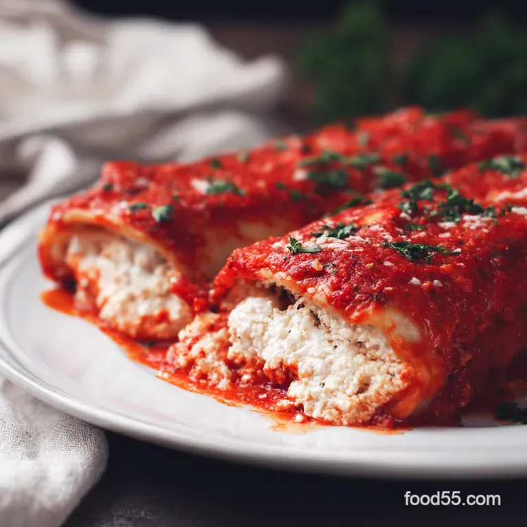 Creamy Ricotta Manicotti Filling