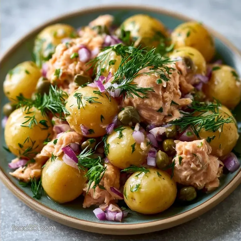 Salmon Potato Salad: Creamy and Fresh