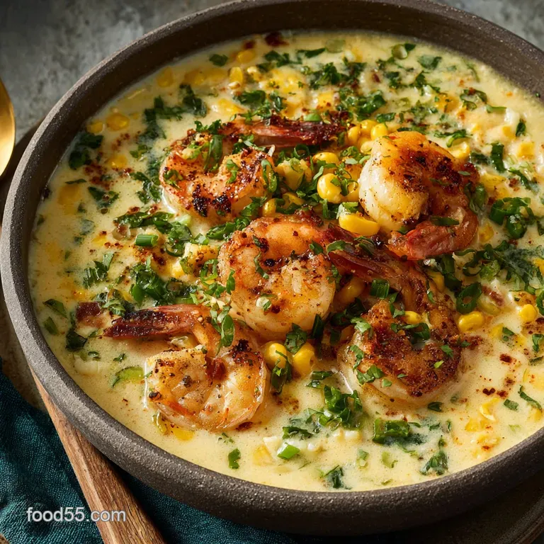Coastal Comfort Creamy Shrimp and Sweet Corn Chowder