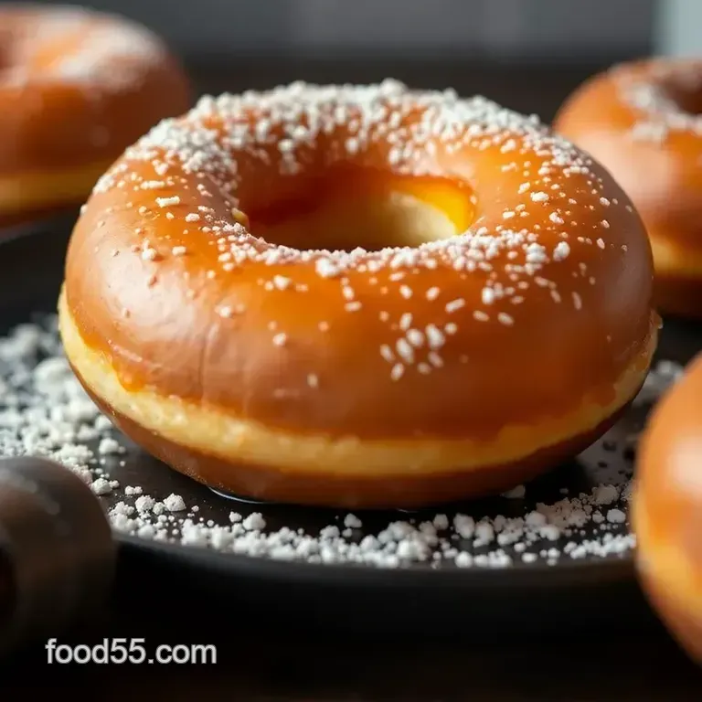 Crème Brûlée Donut Delight presentation