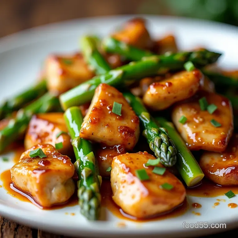 Easy Chicken and Asparagus Teriyaki StirFry Sticky Bright Fast
