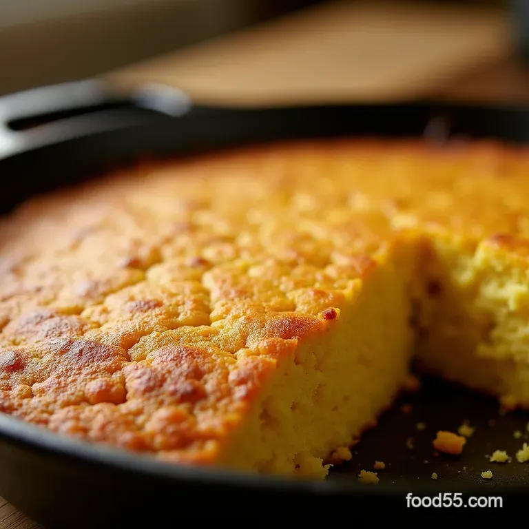 The Perfect Cast Iron Skillet Cornbread Crisp Edges Honeykissed Crumb presentation