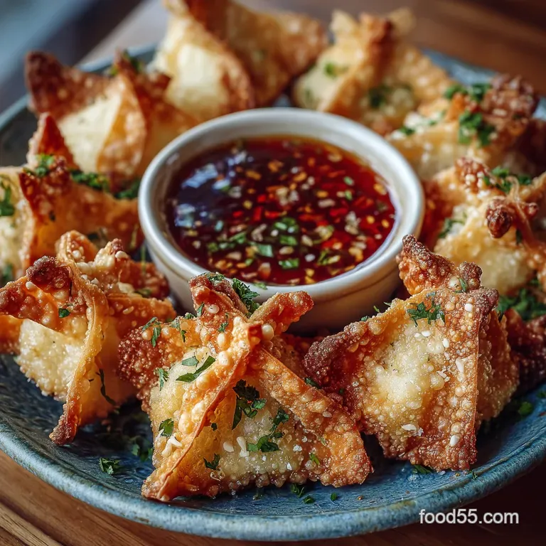 Ultimate Crispy Crab Rangoon Air Fryer Baked