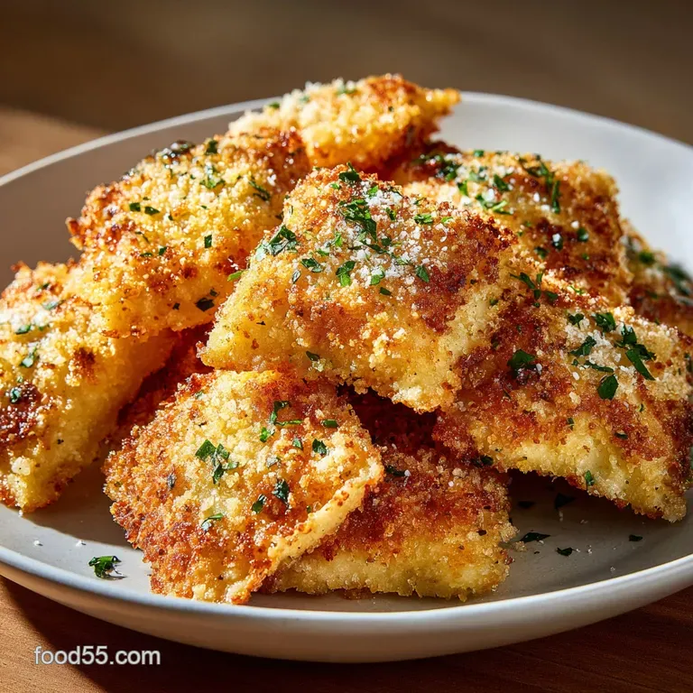 Air Fryer Ravioli: the Ultimate Crispy Appetizer presentation