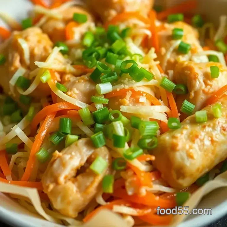 Crispy Baked Egg Rolls with a Flavorful Twist presentation