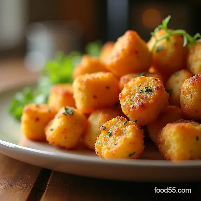 The Ultimate Crispy Cauliflower Tots a Healthier Take on a Comfort Classic presentation